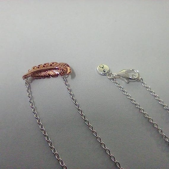 Pandora Floating Curved Feather Stud Earrings PANDORA FLOATING