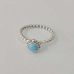 pandora december blue turquoise birthstone ring