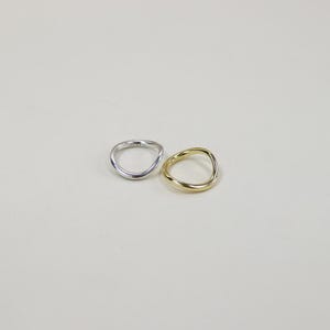 PANDORA ESSENCE  Organically Shaped Band Ring set