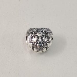 NEW PANDORA Sterling Silver Club Charm Heart Charm Bead