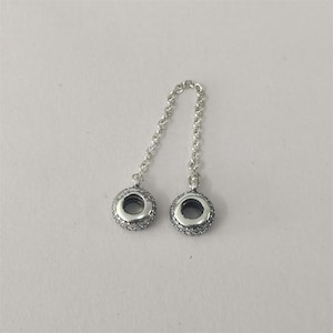 Pandora Silver Pavé Inspiration Safety Chain ALE 925