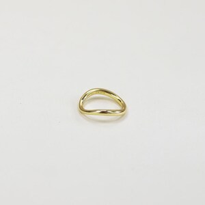 PANDORA ESSENCE Gold Organically Shaped Band Ring