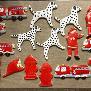 Fireman sugar cookies