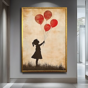 Flying balloons girl” from Banksy - Dope! Gallery