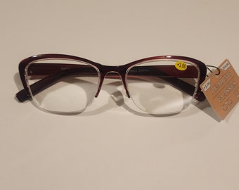 3.00 Reading Glasses - Brown Frames 136mm