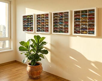 Wall Mount Hot Wheels 1:64 Modular Matchbox Display Shelf Storage