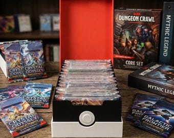 Booster Pack Storage Box | Organizer Case | Trading Card Pack Holder |  Display Box | Gift for card collectors