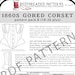 1750s Stays PDF Pattern Size Pack A XS-XXL - Etsy