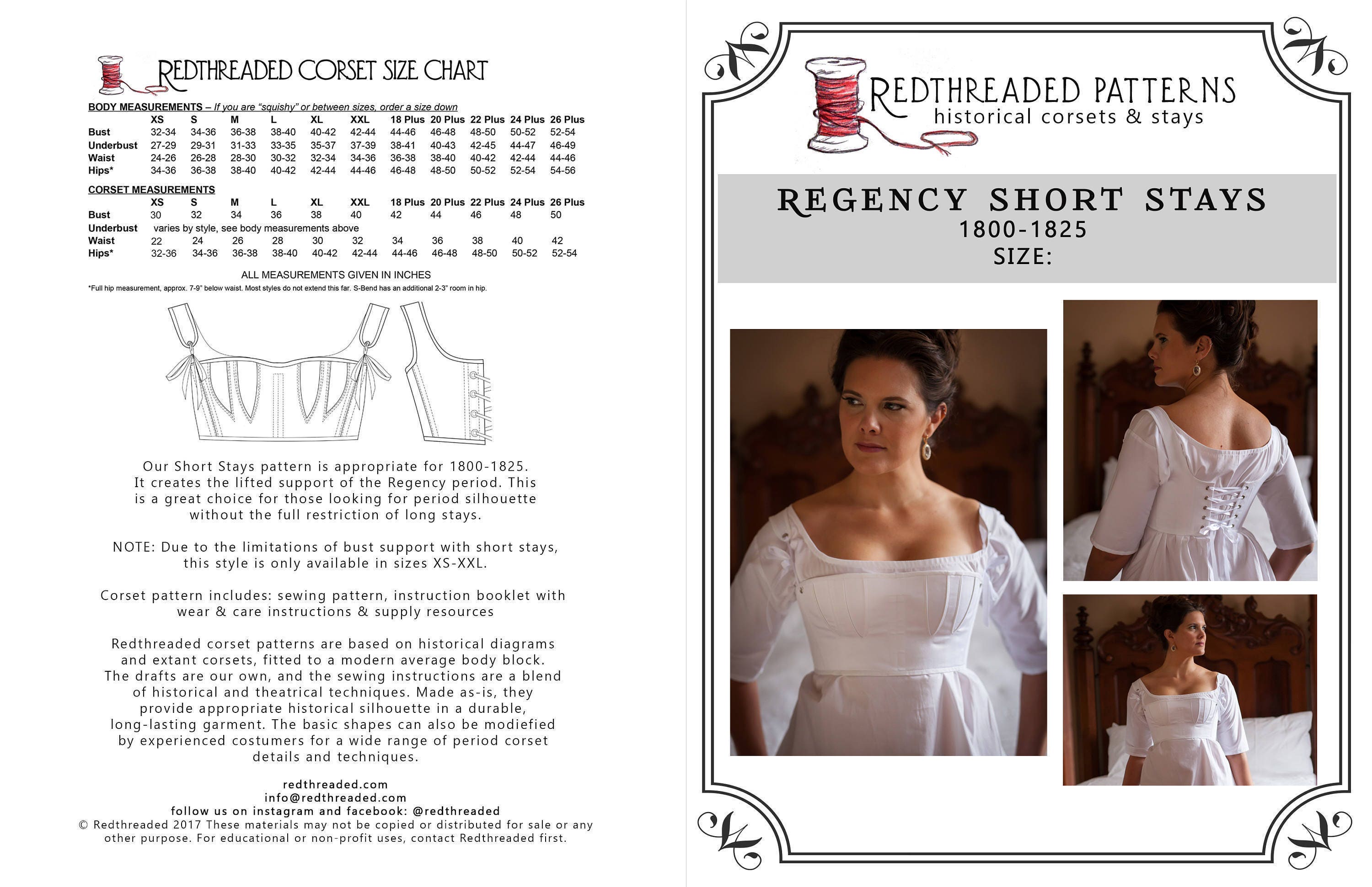 Size Xl Regency Short Stays Corset Pdf Pattern Etsy India Size Xl Regency Short Stays Corset Pdf Pattern Etsy India