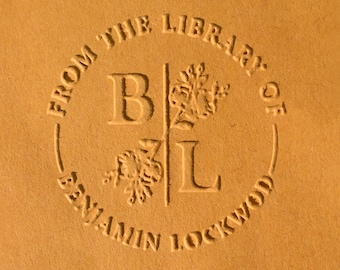 Book Embosser Personalized /Custom Book Stamp/Library Embosser Stamp /Ex Libris /From The Library Of /Christmas Gift For Book Lovers
