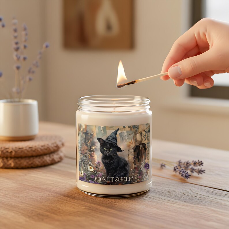Riversideemporiumllc Cat Candle