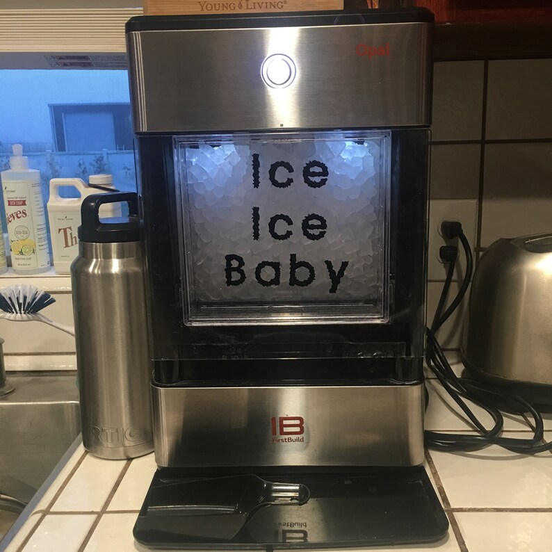 Opal Ice Machine Decal Etsy