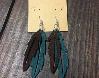 Leather Essential Oil Diffuser Earrings