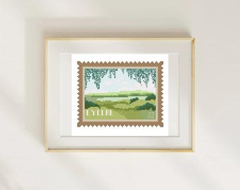 Eyllwe Throne of glass Stamp Cross Stitch Pattern (PDF Download)