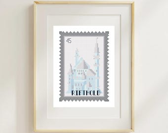 Rifthold Throne of glass Stamp Cross Stitch Pattern (PDF Download)