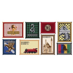 Harry Potter Stempelsammlung Kreuzstichmuster (PDF)
