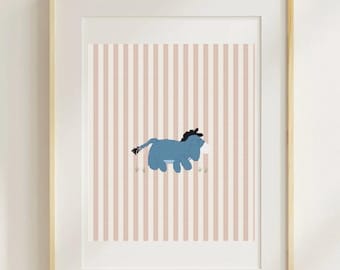 Vintage Eyore Cross Stitch Pattern (PDF Download)