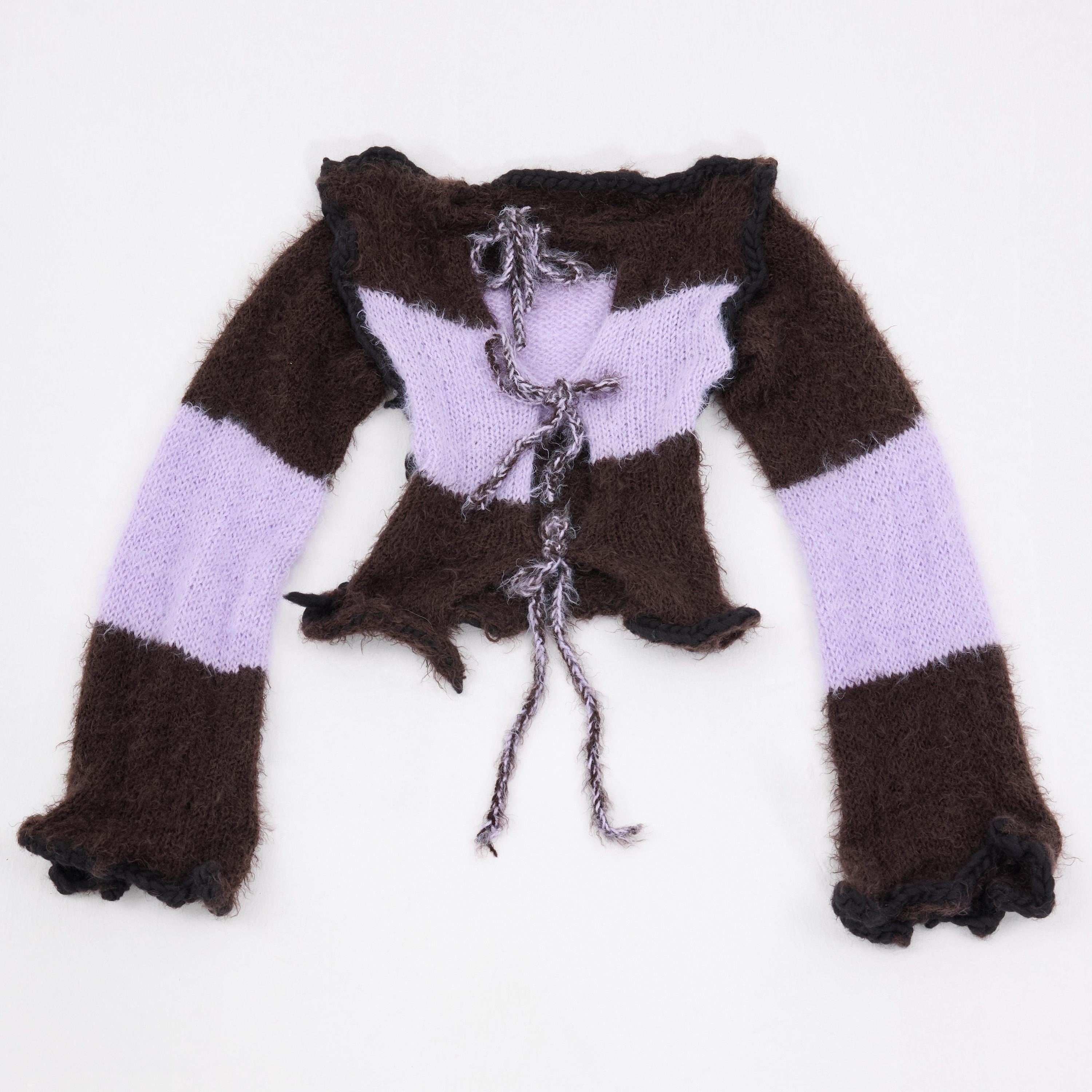 Y2k Tie up Cardigan - Etsy