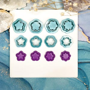 Jewel Flower Cutters | Clay Cutter | Polymer Clay Tools