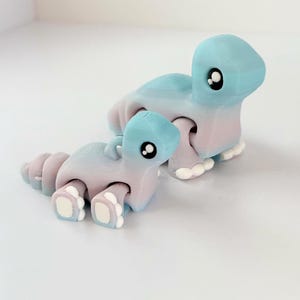 Spotted Dragon, 3D Printed Articulating Flexi Fidget, Flexi toys, 3D Printed Dragon