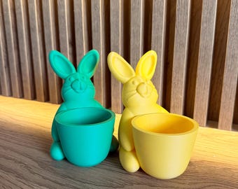 STL Egg Bunny Holder, Gift for easter, Easter Bunny Eggs