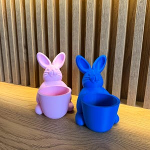 STL Egg Bunny Holder, Gift for easter, Easter Bunny Eggs