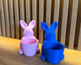 STL Egg Bunny Holder, Gift for easter, Easter Bunny Eggs