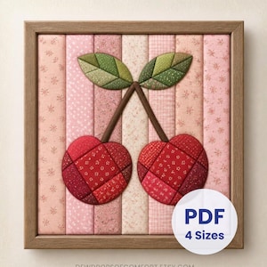 Kinusaiga Cherries Pattern Kinusaiga Cherry Pattern Fruit Kinusaiga Pattern Summer Kinusaiga Pattern Printable Cherries Kinusaiga Template