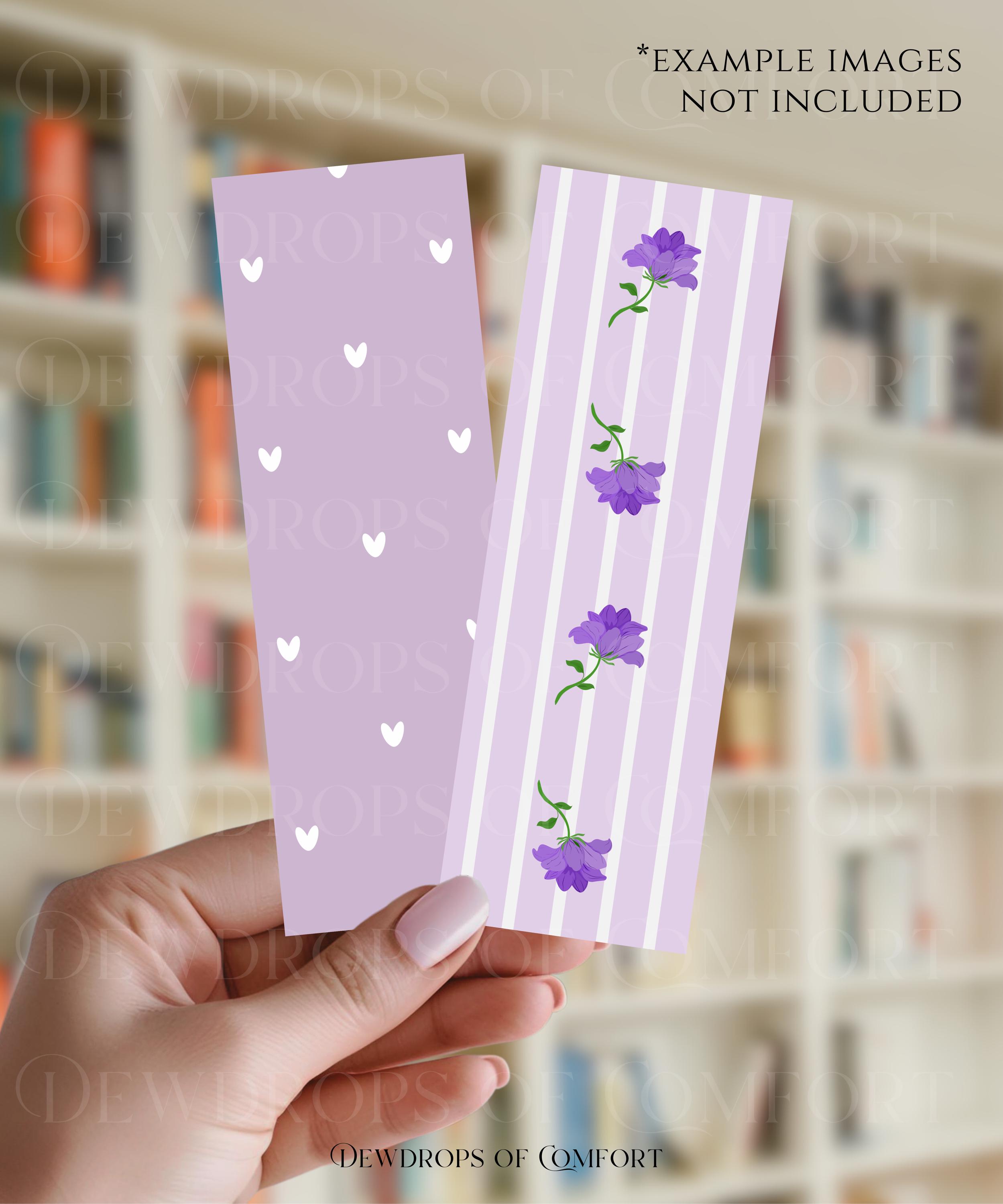 Two Bookmark Mockup Canva, Double Bookmark Mockups, Hand Holding ...