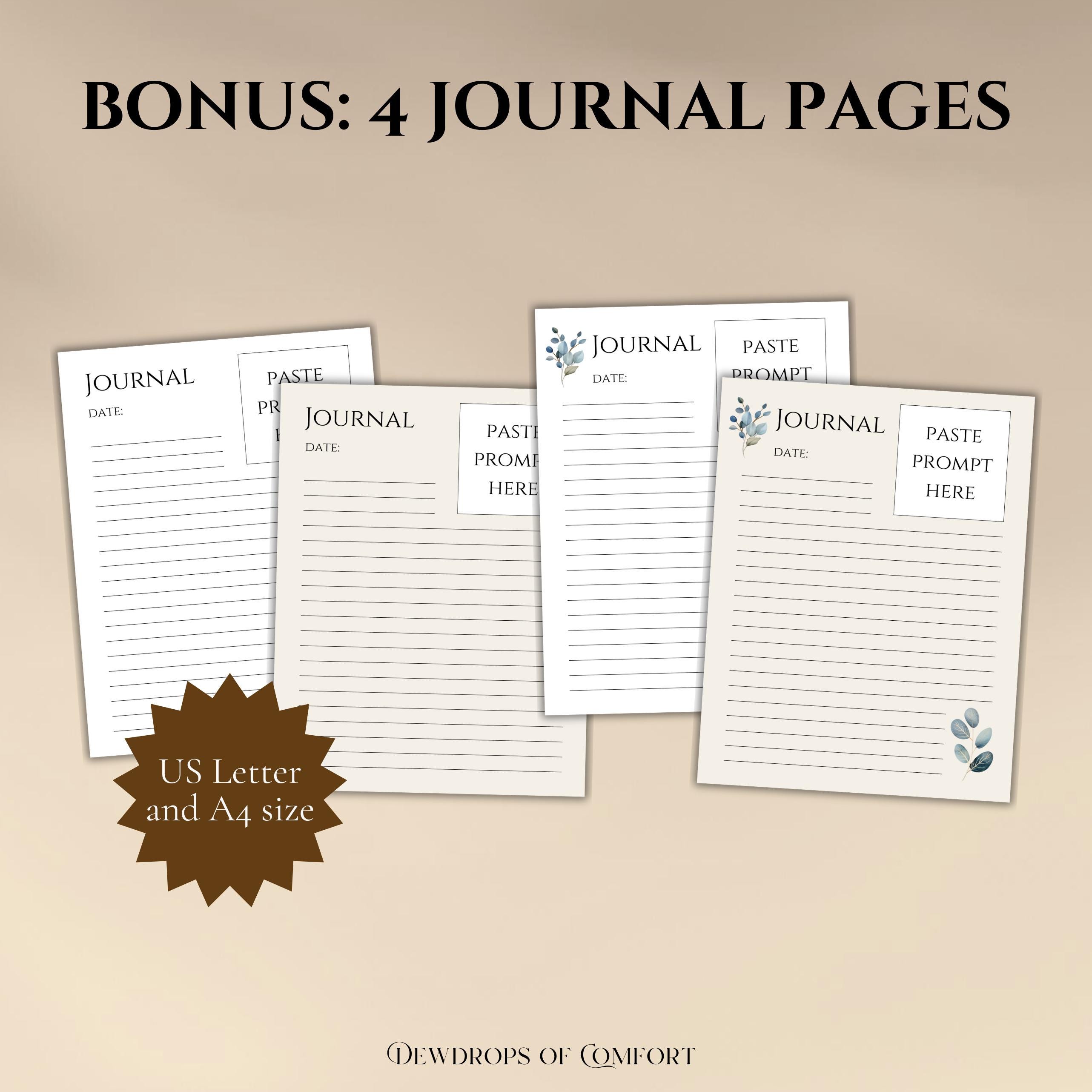 Self Discovery Journal Prompt Cards, Printable Journaling Prompt Cards ...