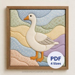 Goose Kinusaiga Template Goose Kinusaiga Pattern Kids Bird Kinusaiga Pattern Animal Kinusaiga Pattern Download Nursery Kinusaiga Room Decor