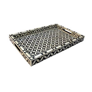 Handmade bone inlay Tray