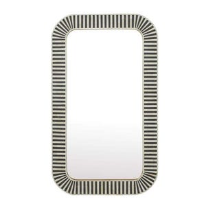Handmade Bone inlay Waterfall Striped pattern mirror frame wall decor Furniture
