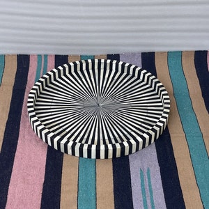 Handmade bone inlay Tray