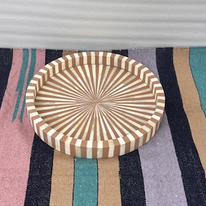 Handmade bone inlay Tray