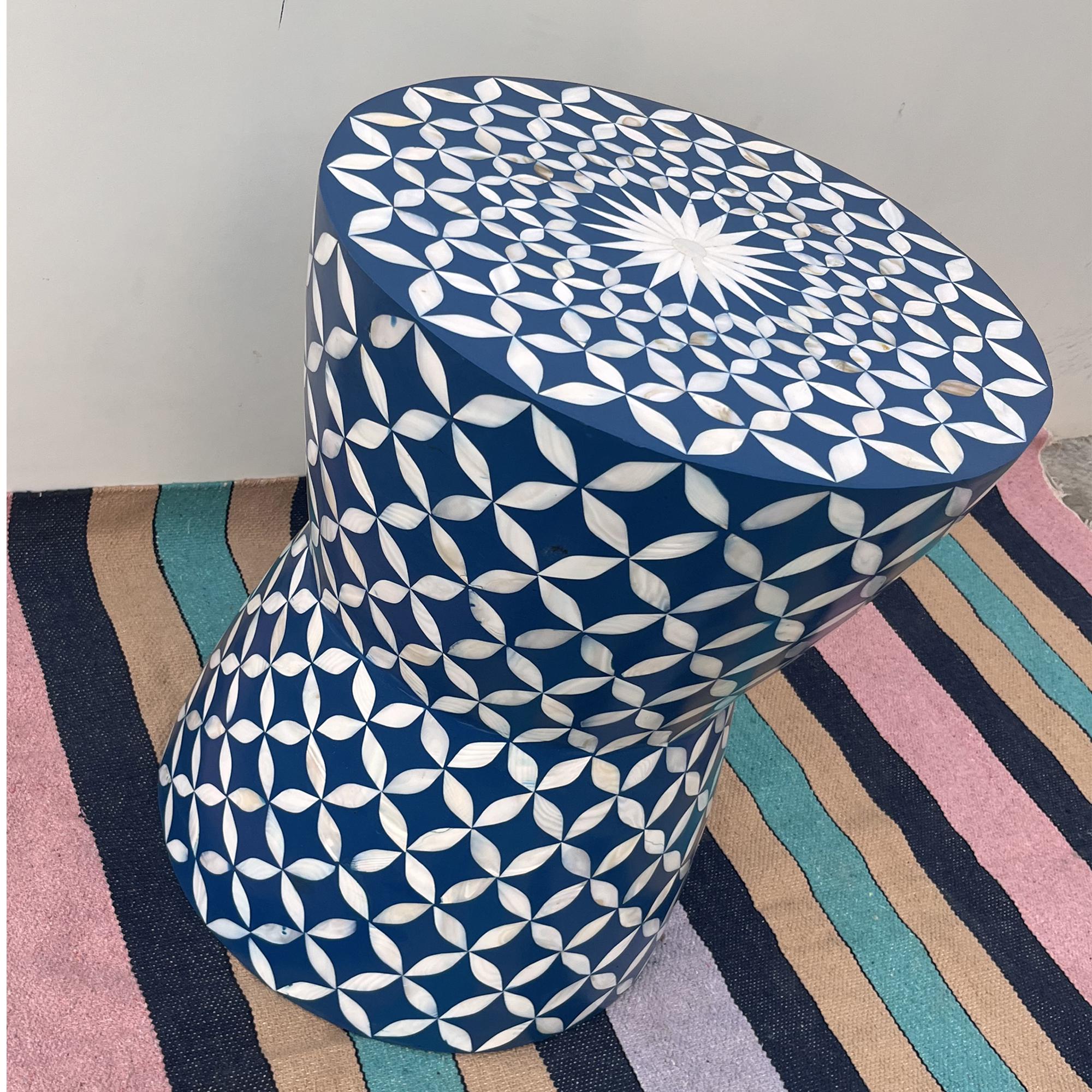 Handmade Mop Inlay Side End Table - Etsy