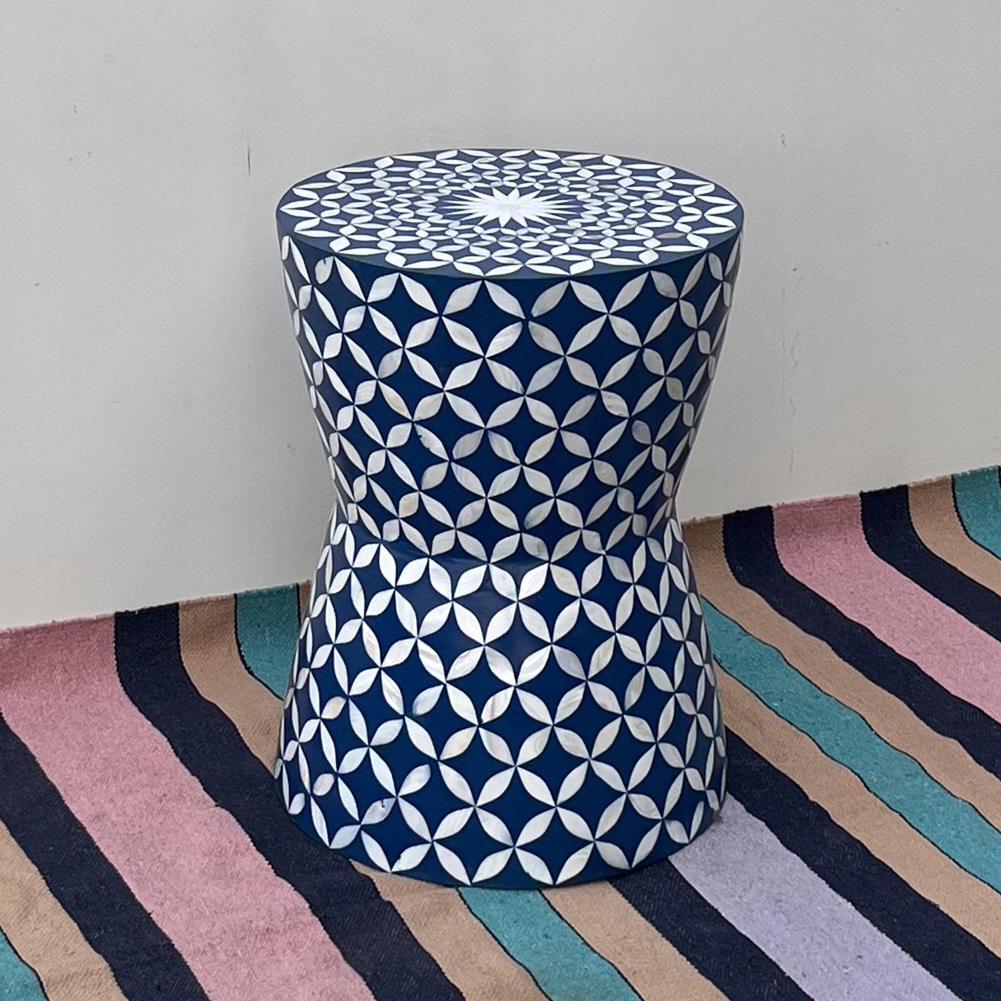 Handmade Mop Inlay Side End Table - Etsy