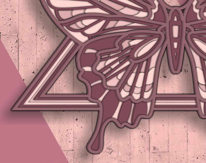 Butterfly Laser Cutting, Insect SVG, 5 Layered Art, Instant Download ...