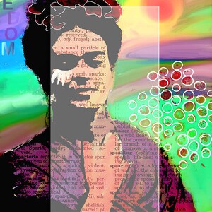 Frida Kahlo/Frida khalo.  Large Image.....handdrawn A4 digital download collage sheet Instant Printable Digital Download.