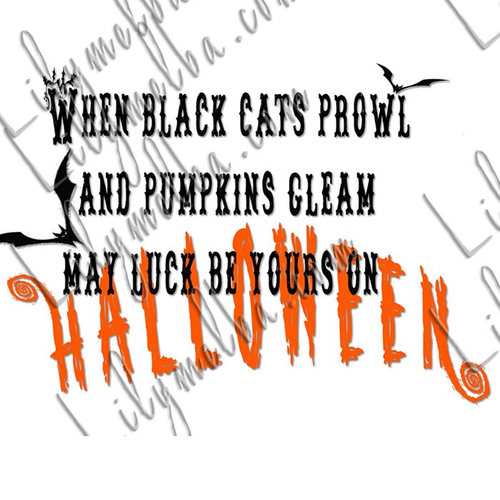 Instant Printable Digital Download. Halloween Quotes Sayings ...