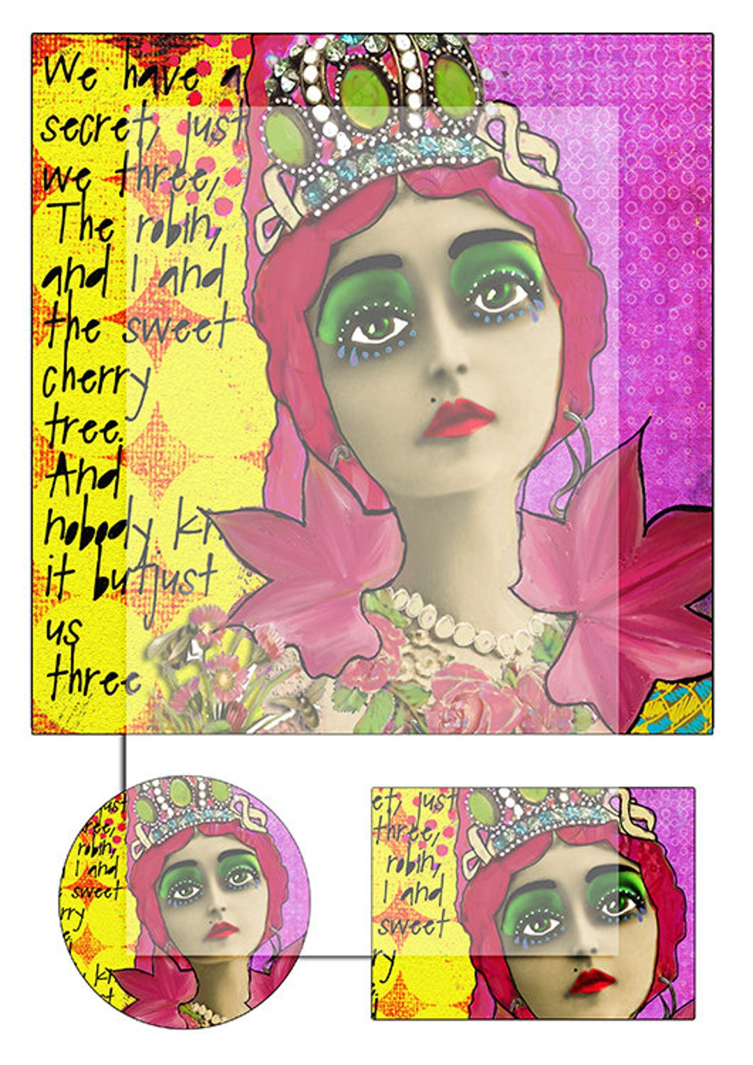 Mixed Media Collage Sheet No 2..... A4 Digital Collage Etsy