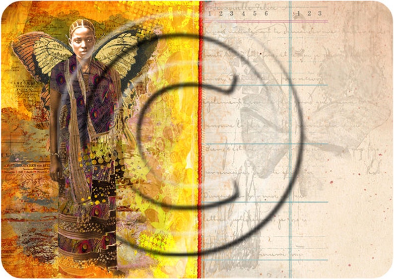 JoUrNaL 46.... A4 DiGiTaL CoLLaGe JoUrNaL PaGe Instant Digital Download.