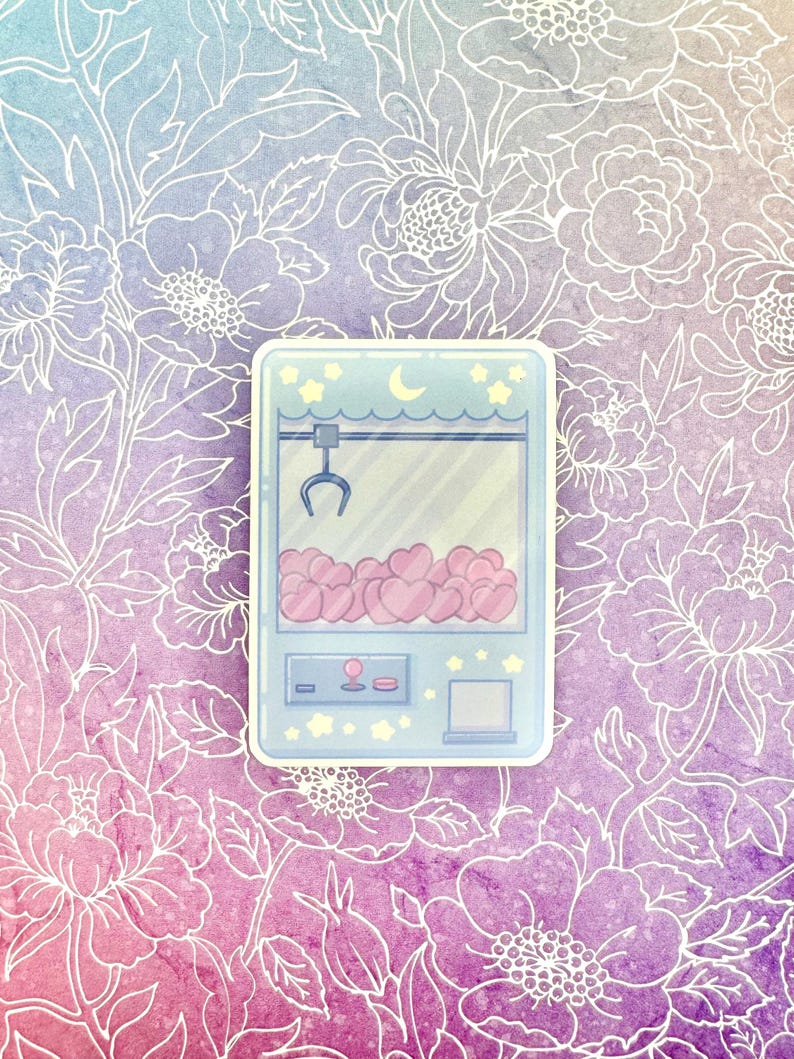 Claw Machine Sticker: Weatherproof/glossy/matte/holographic Toy Sticker ...