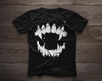 Vampire Fangs T-shirt | Vampire T-shirt | Pastel Goth Apparel