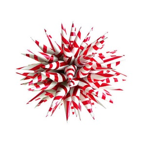 Candy Cane Ornament Red and White Ornament Contemporary Christmas Tree Ornie Holiday Home Decor Ornament Gift Candy Cane, 4 inch image 5