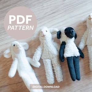 Dollhouse Lamb PDF Sewing Pattern & Instructions