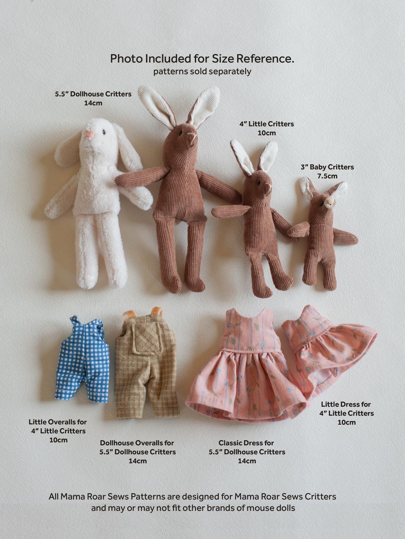 4" Little Bunny PDF Sewing Pattern & Instructions - Etsy