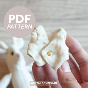 Dollhouse Critter Vest PDF Sewing Pattern & Instructions
