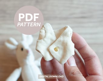 Puppenhaus-Tierweste PDF-Schnittmuster & Anleitung