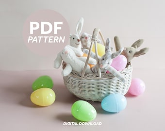 Dollhouse Bunny PDF Sewing Pattern & Instructions